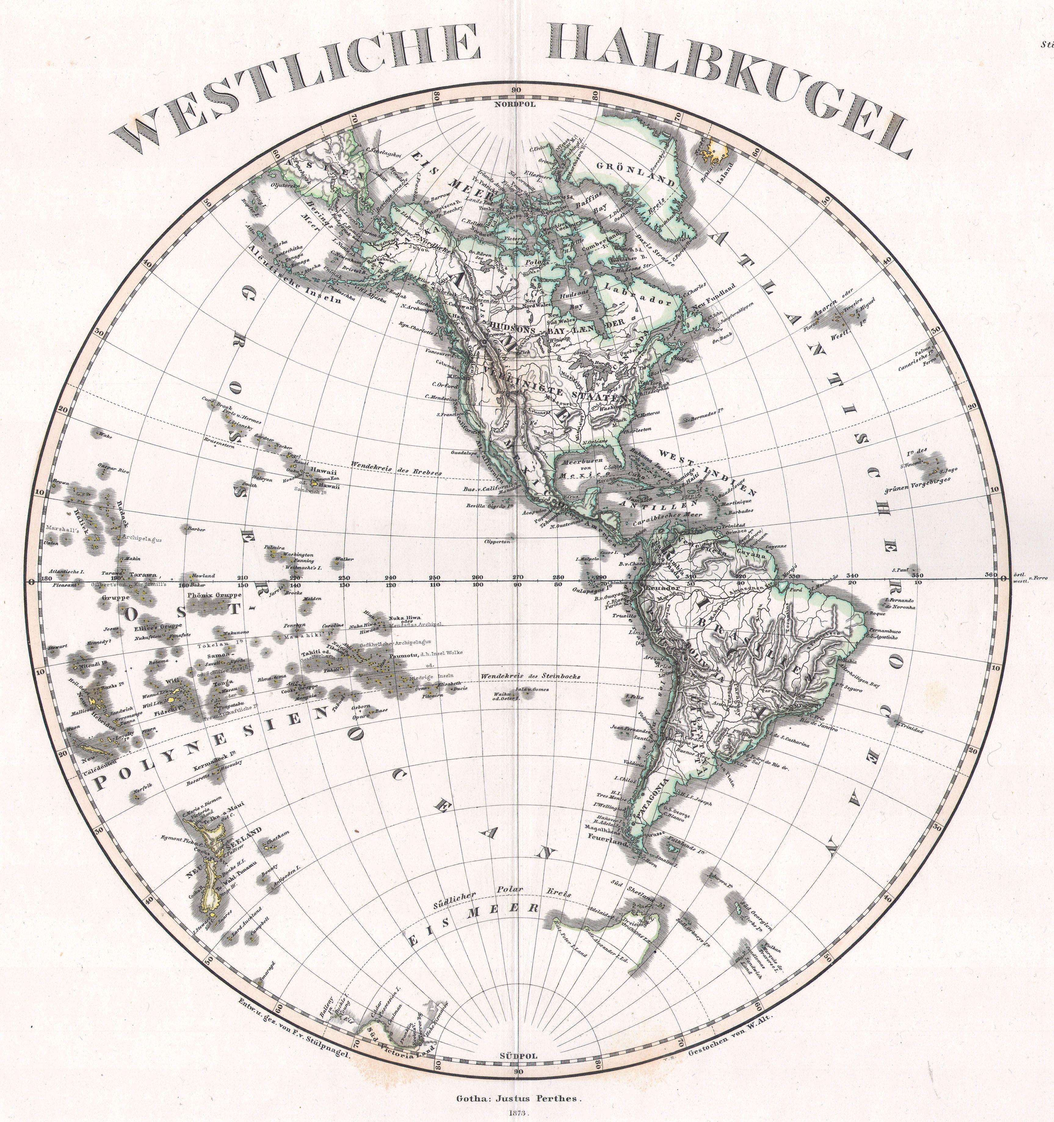 western hemisphere political map blank