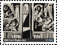 1964 Civil Rights Act 37c USA stamp.gif