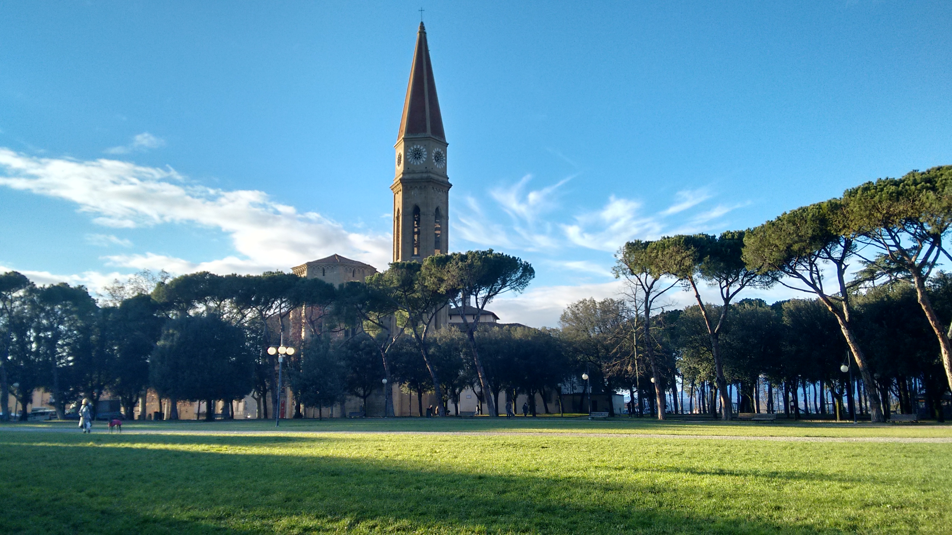 File Cathedral St Peter and Donato Arezzo park.jpg Wikimedia