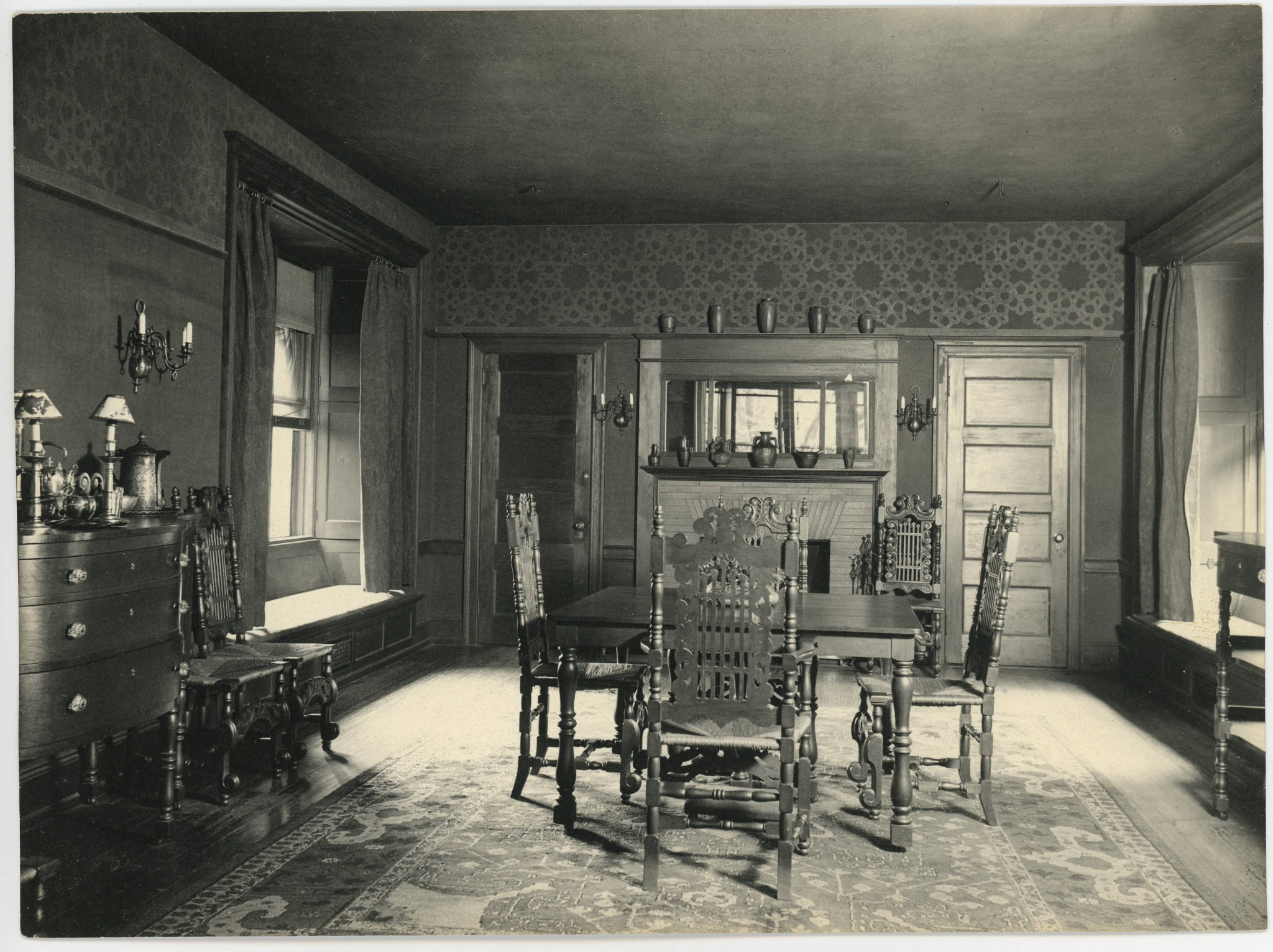 File Deanery Interior View Bryn Mawr College Jpg Wikimedia Commons