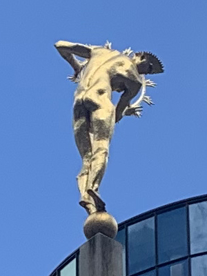 Helios Statue in TV Centre White City