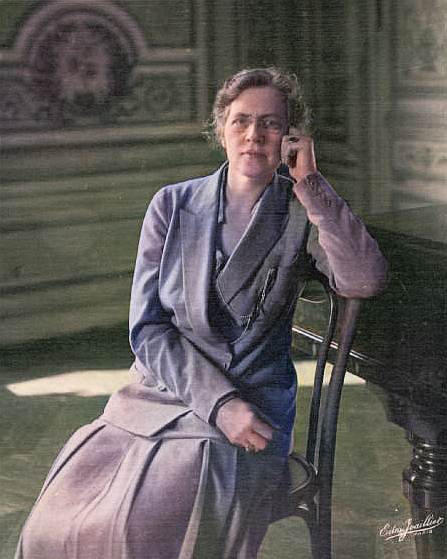 Nadia Boulanger 1925 colorized