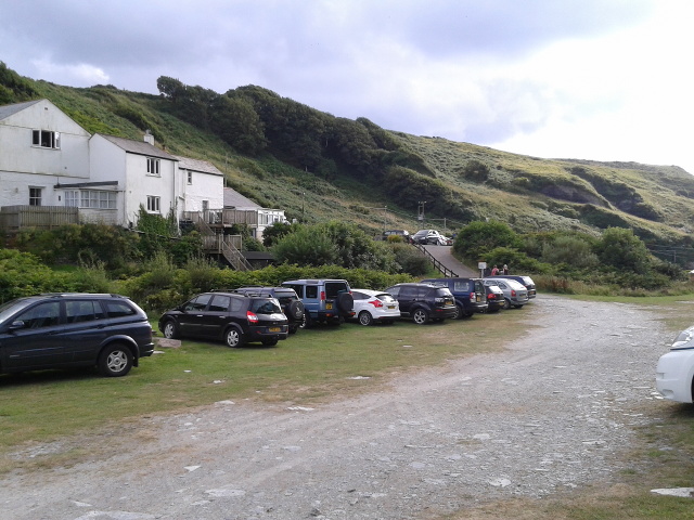 File:Overflow parking for Trebarwith Stand - geograph.org.uk - 4171531.jpg