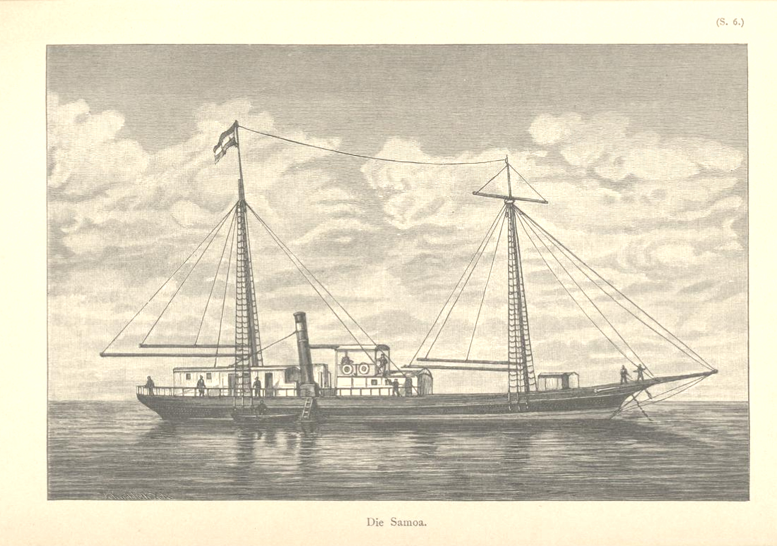 Otto Finsch Samoa_German_Steamer_1884_-_1885