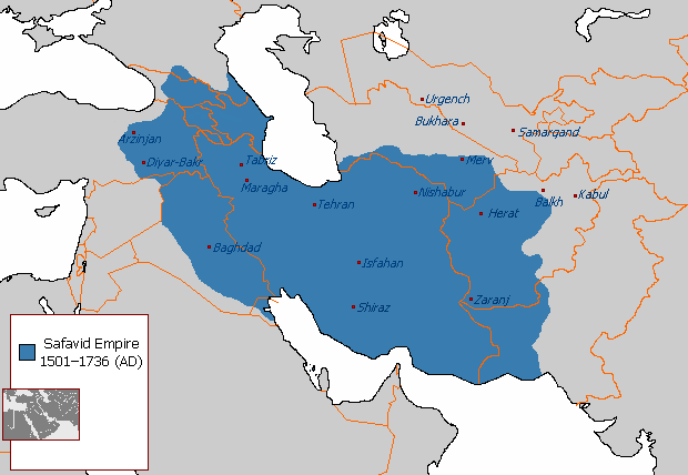 The_maximum_extent_of_the_Safavid_Empire