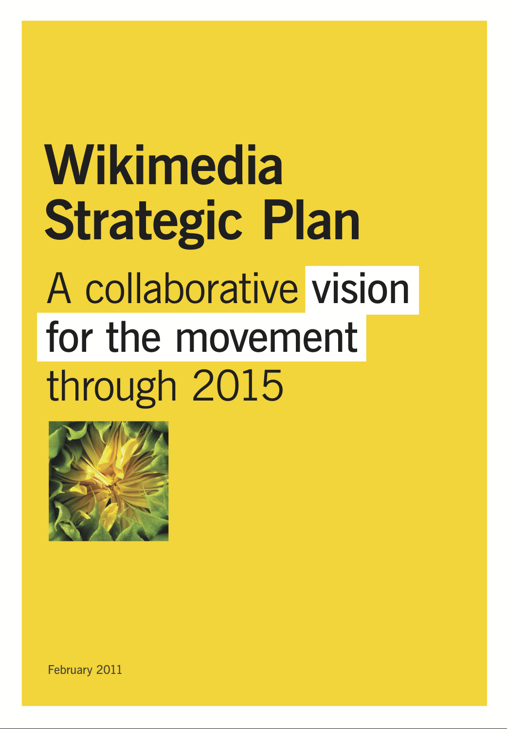 Wikimedia strategic plan