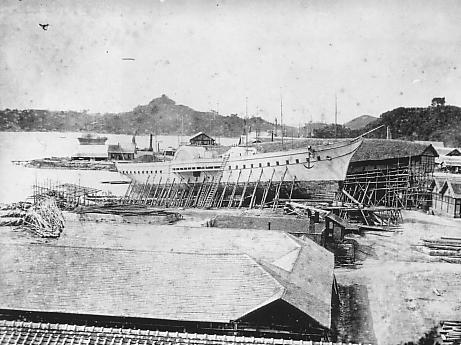 File:Yokosuka Dock in the Meiji era.JPG