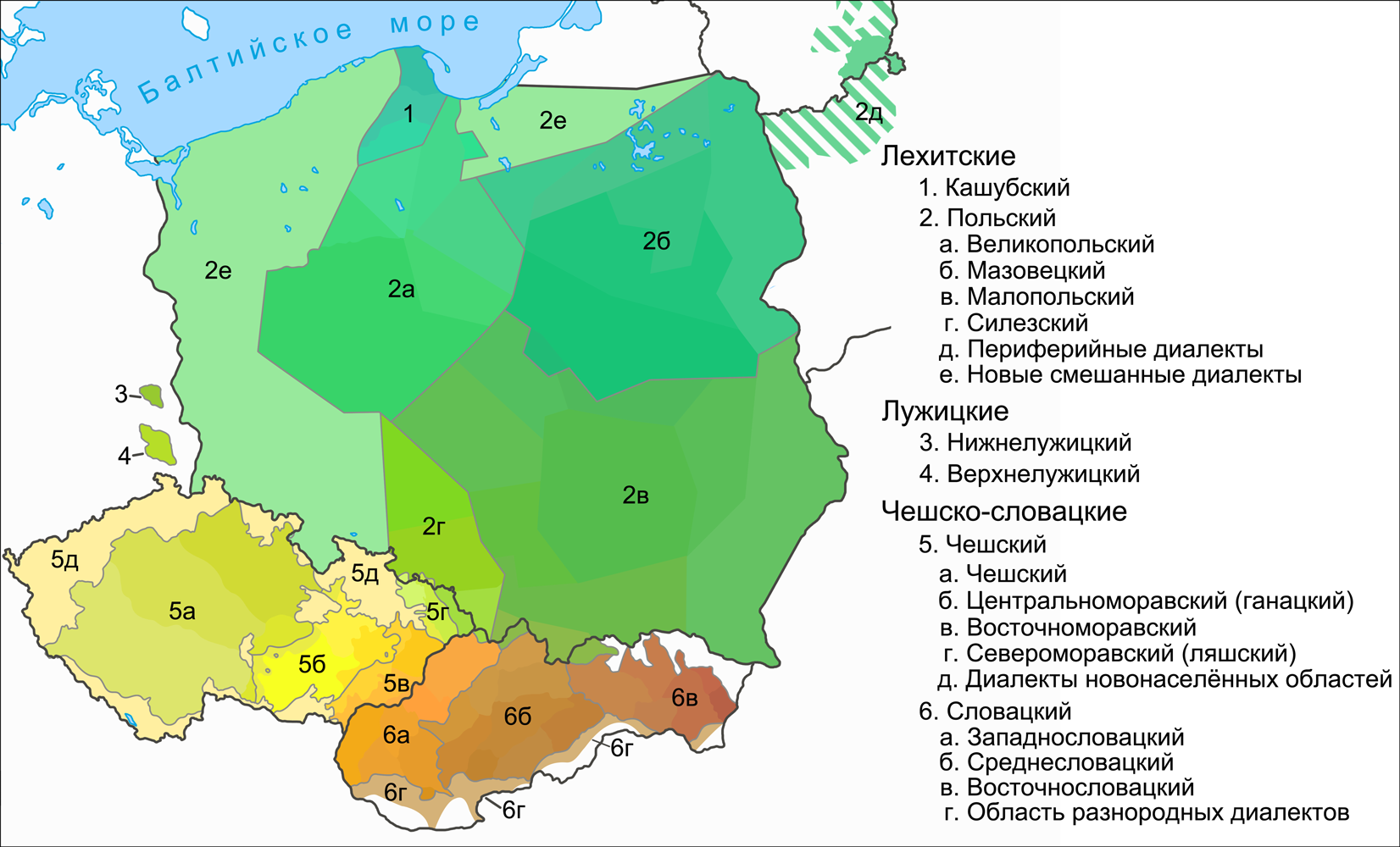 Западнославянская группа языков