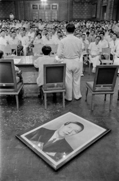 Anti-Bảo Đại, pro-French representatives of the State of Vietnam national assembly, Saigon, 1955