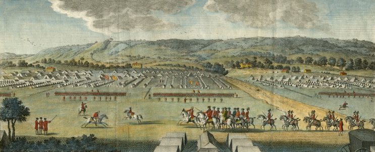 File:A perspective view of Coxheath Camp representing a Grand Review of the Army (cropped).png