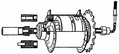 three speed hub