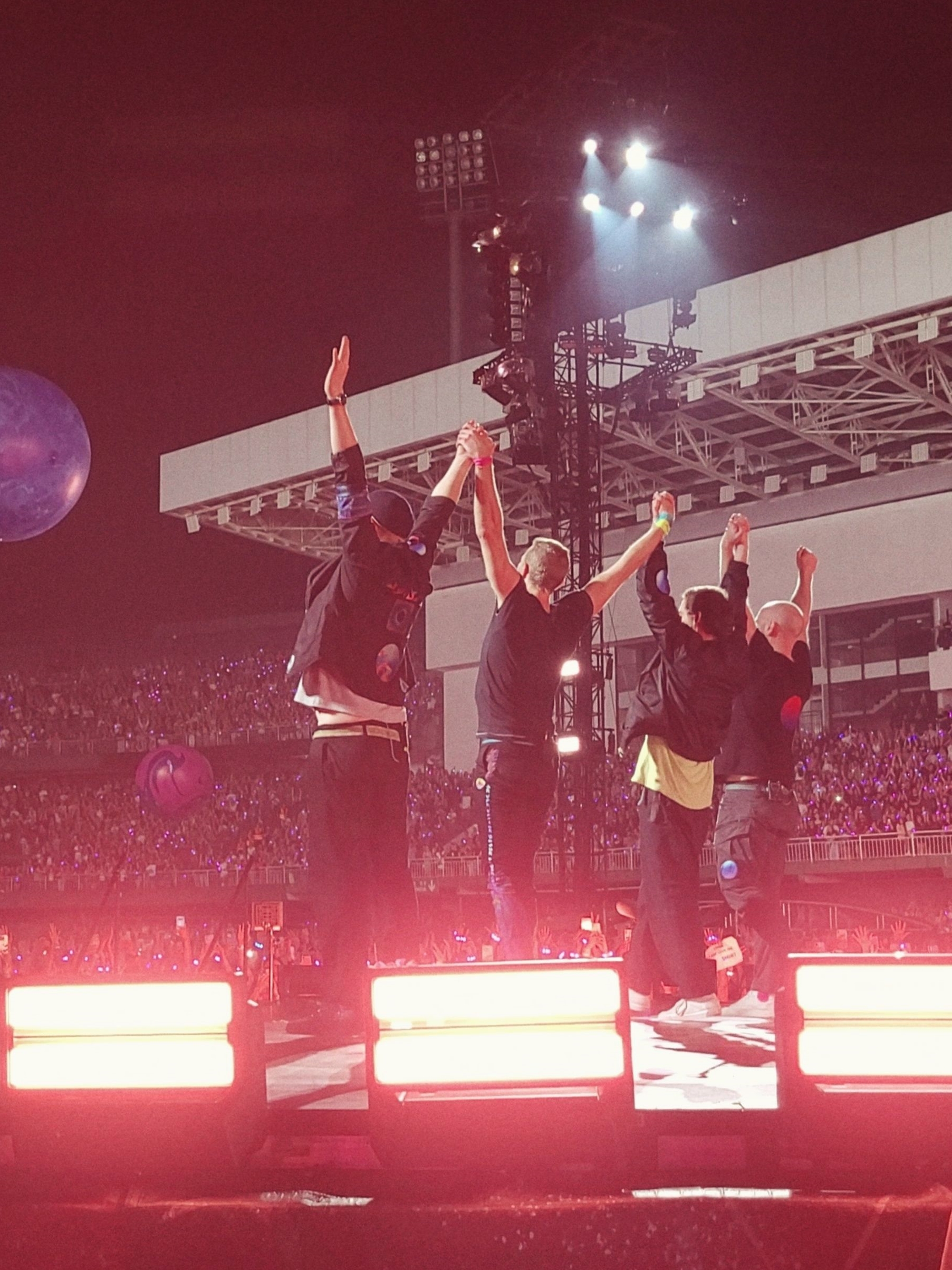 SEA Today News on X: Coldplay is currently on their eighth world tour,  titled Music of the Spheres. The British band consists of Chris Martin,  Jonny Buckland, Guy Berryman, and Will Champion.