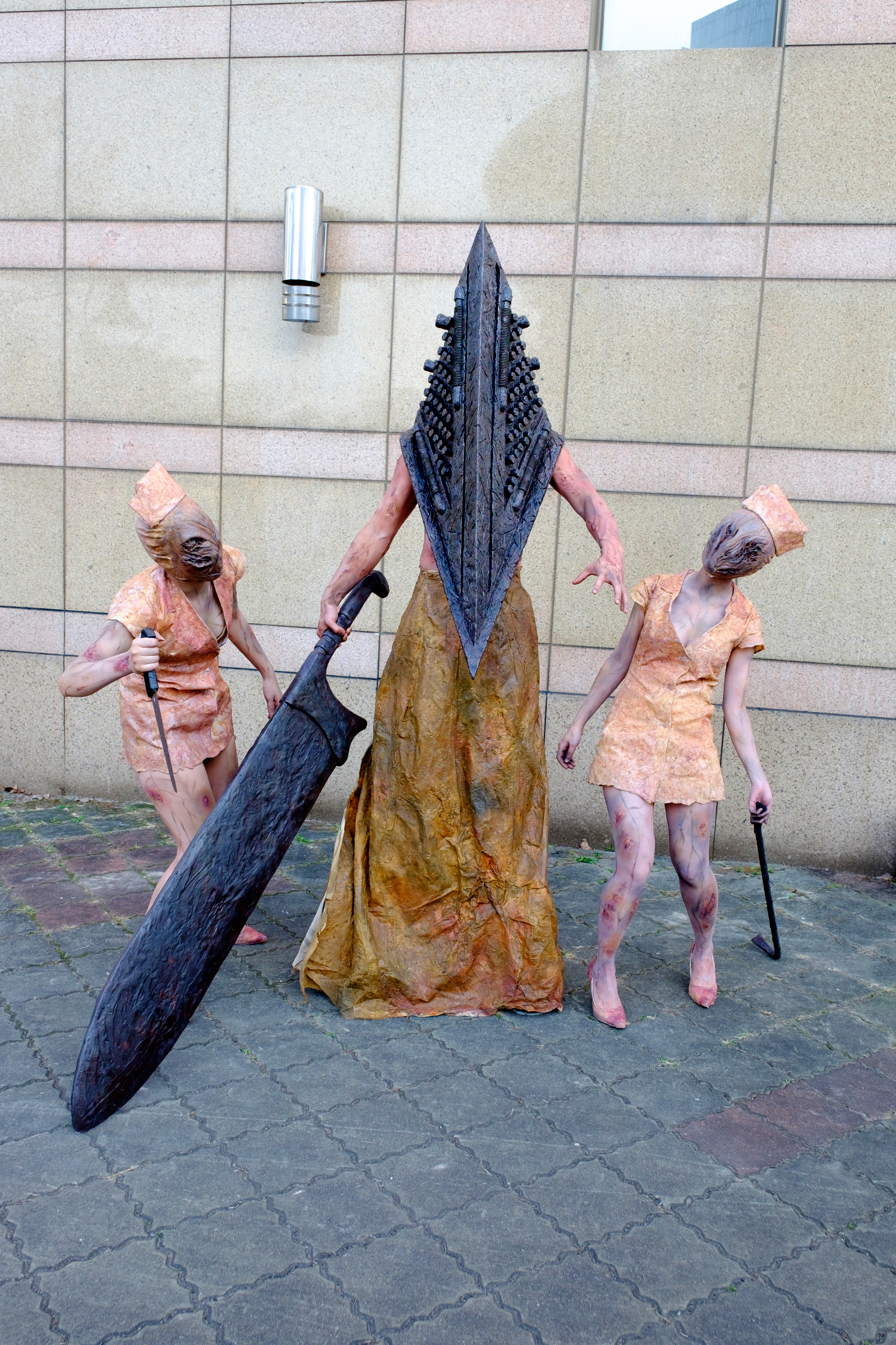 silent hill pyramid head and nurse