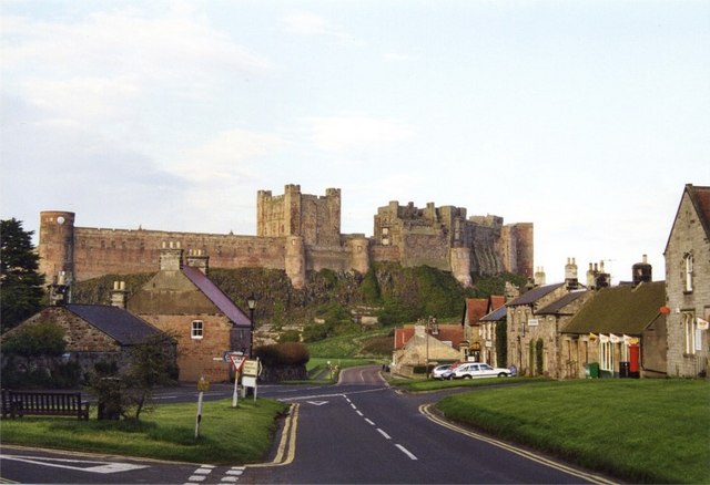 File:Crossroads in Bamburgh - geograph.org.uk - 344623.jpg