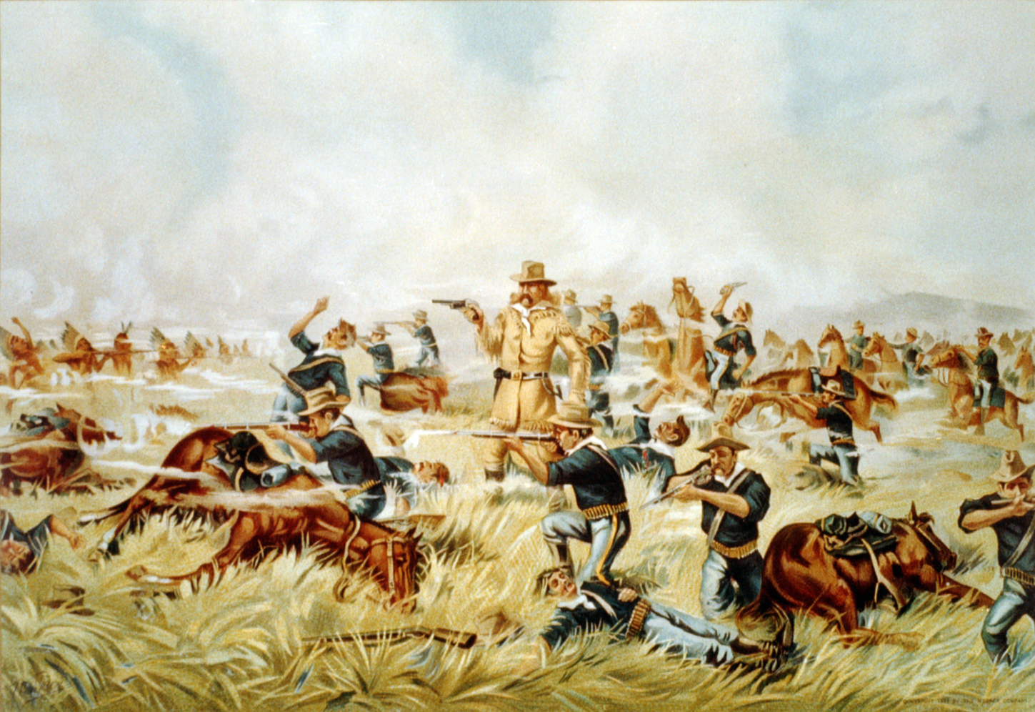 صورة:Custer Massacre At Big Horn, Montana June 25 1876.jpg