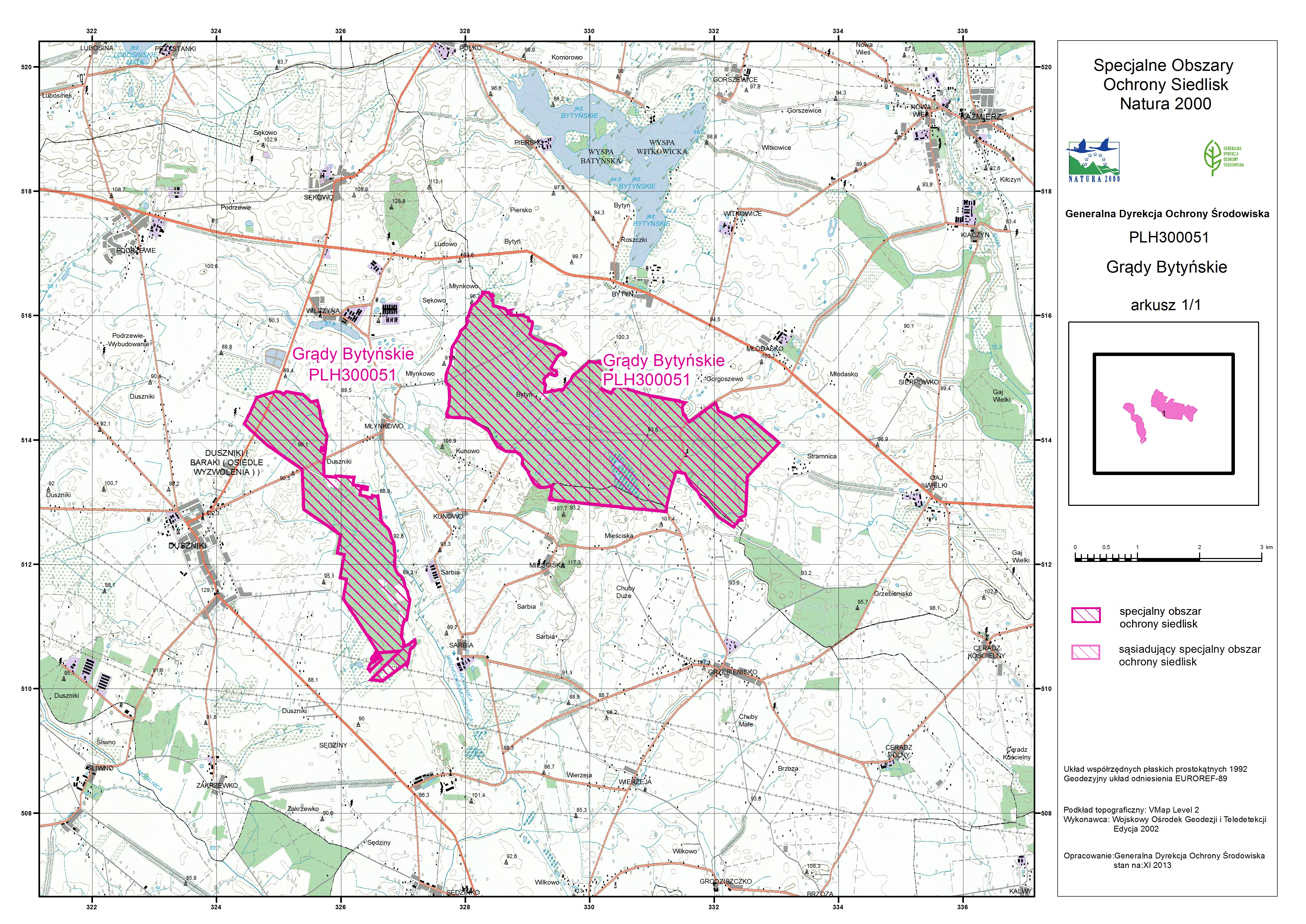 mapa natura 2000 File:Grądy Bytyńskie (Natura 2000)   mapa.   Wikimedia Commons mapa natura 2000