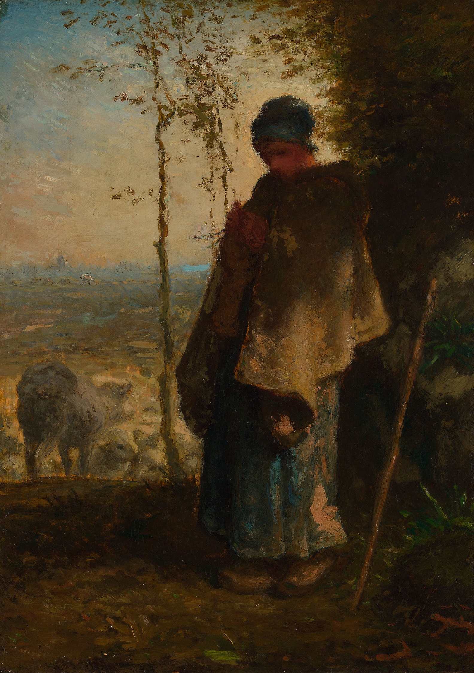 File:Jean François Millet - The Little Shepherdess - 1922.413 