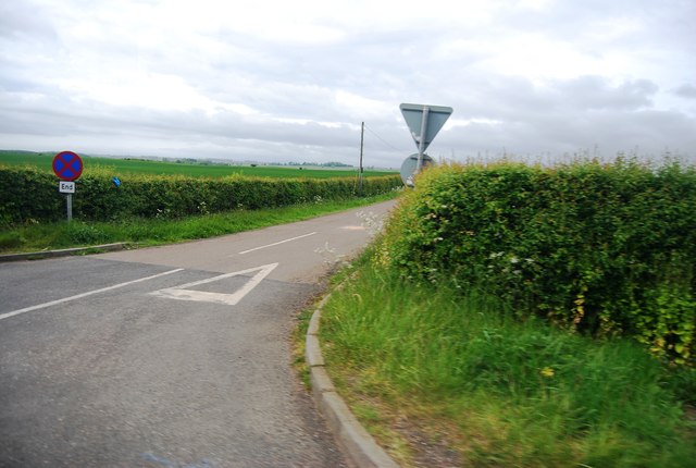 File:Minor road off the A1 near Cheswick Buildings - geograph.org.uk - 2619845.jpg