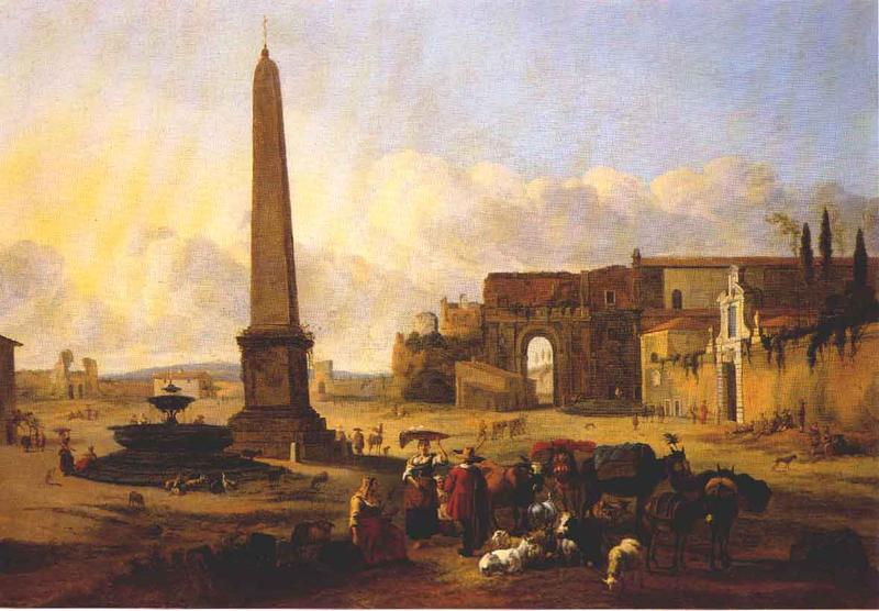 File:Mommers, Hendrik - Piazza del Popolo.jpg