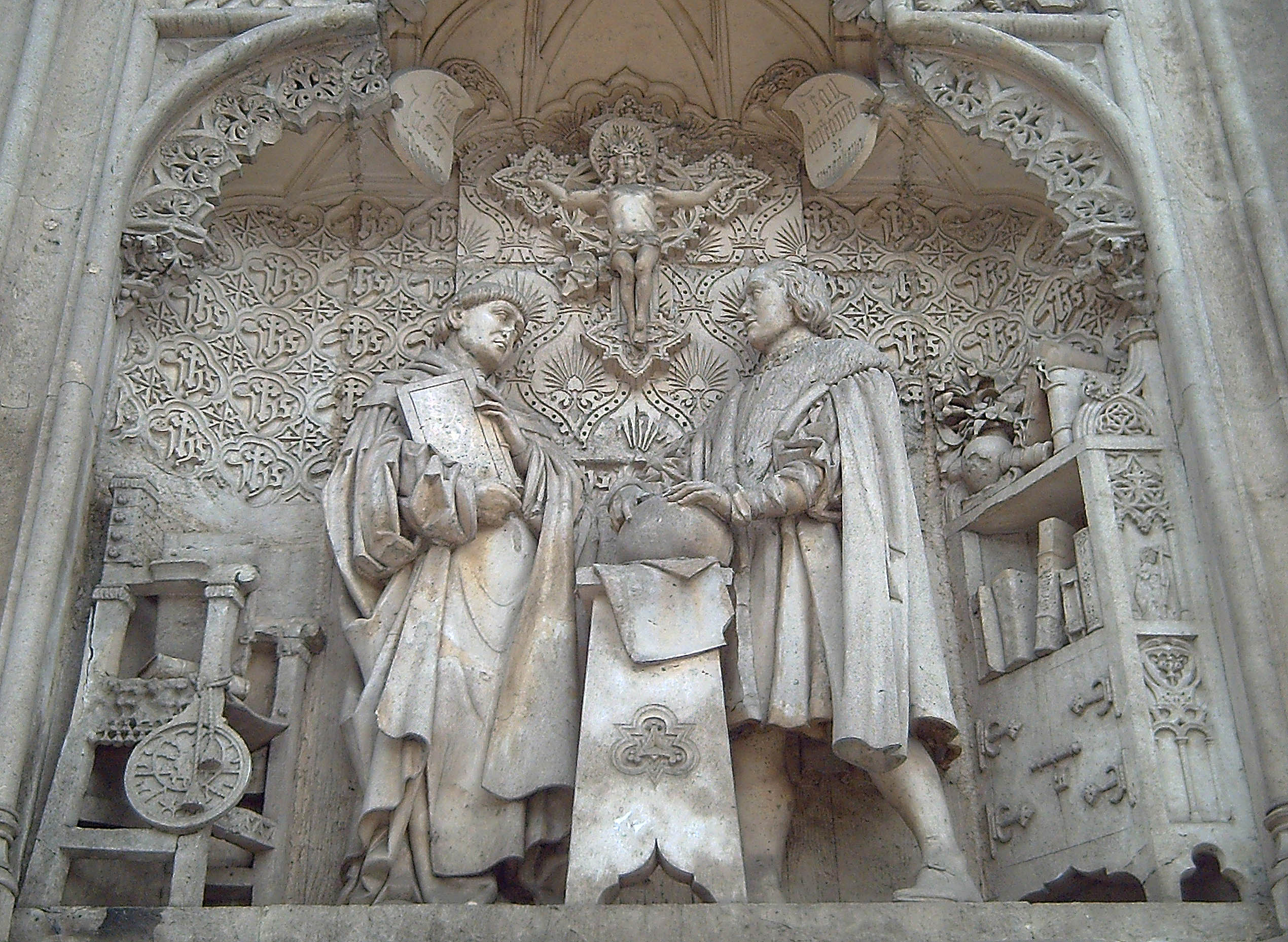 Fray Diego de Deza y [[Cristóbal Colón