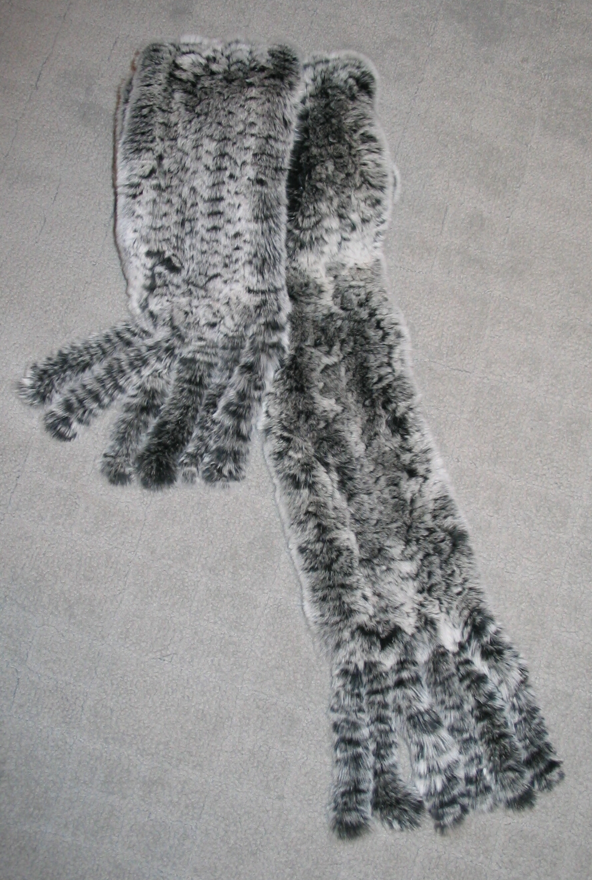 Rex Rabbit Fur Scarf