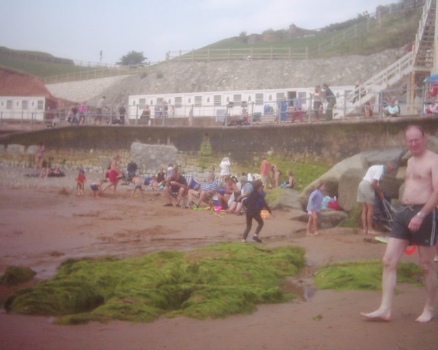 File:Sidmouth , Sandy Beach and Sea Wall - geograph.org.uk - 1139830.jpg