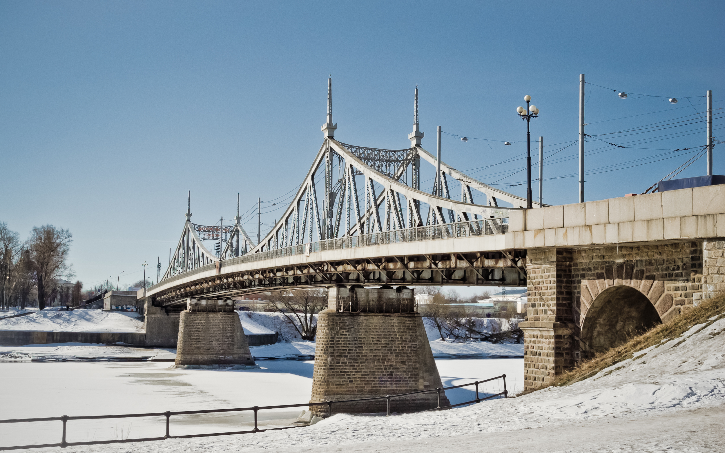 старый мост в твери на