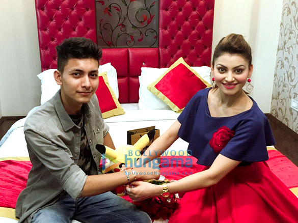 File:Urvashi Rautela celebrating Raksha Bandhan with her brother.jpg