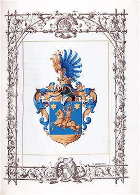 File:Adelsdiplom - Blaschka 1910 - Wappen.jpg