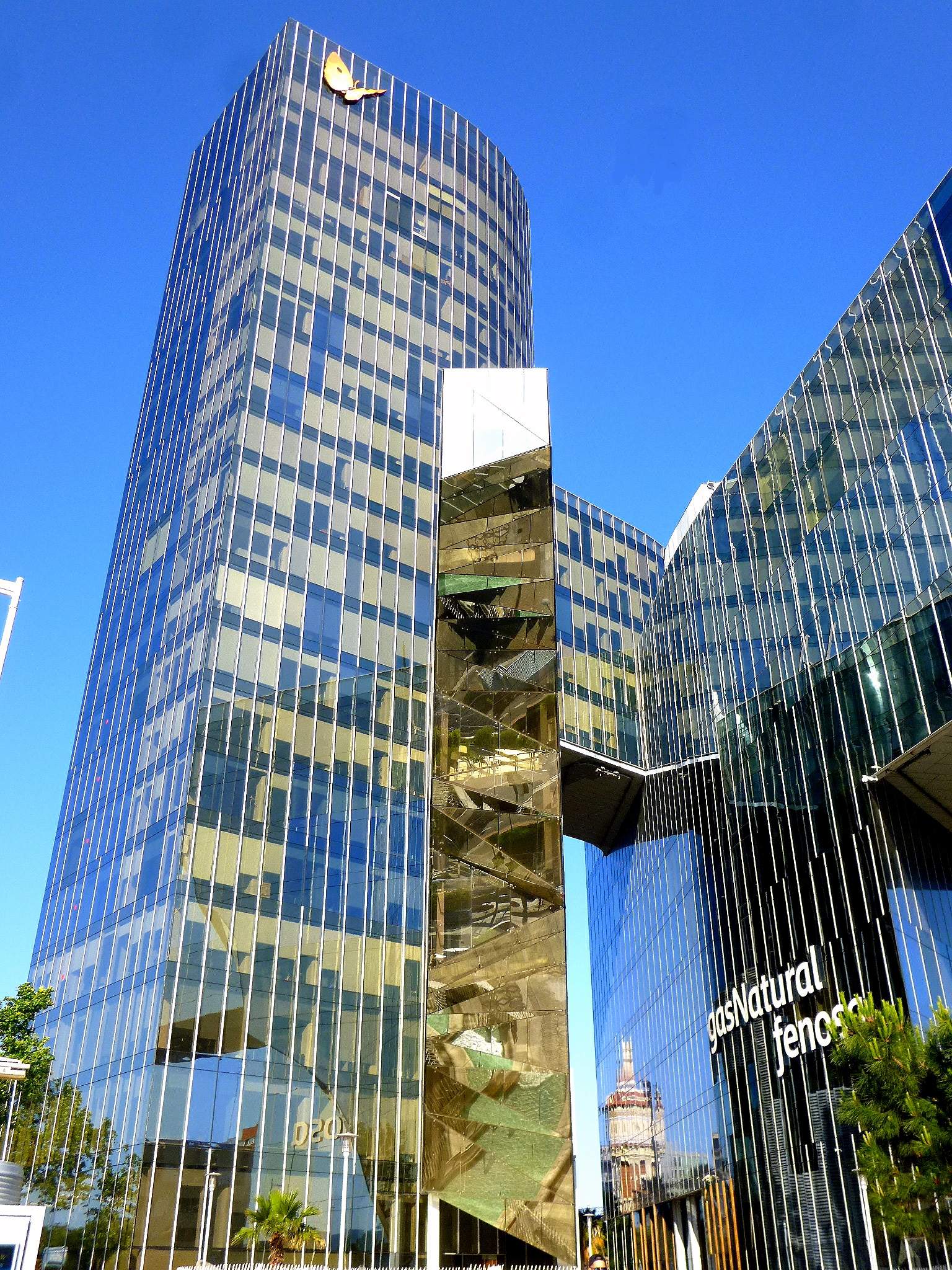 Headquarters at [[Gas Natural Building]], Barcelona