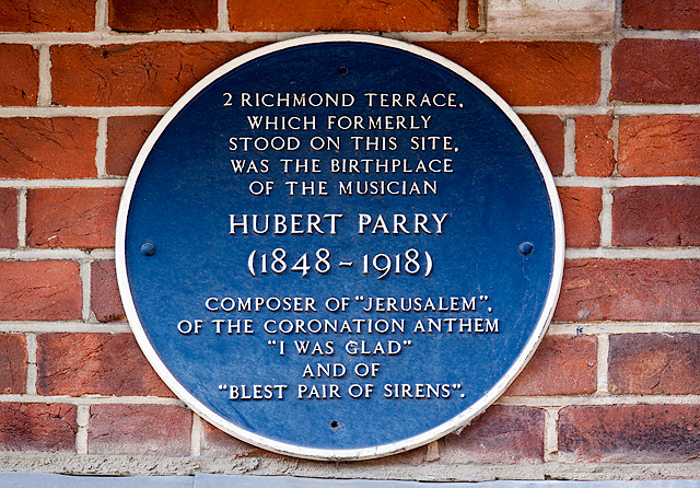 File:Bournemouth Blue Plaques- No. 25 - Hubert Parry (geograph 4429939).jpg