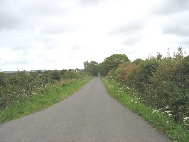 File:Country road with passing places - geograph.org.uk - 887495.jpg