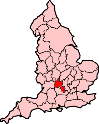 Ancient extent of Oxfordshire EnglandOxfordshireTrad.png