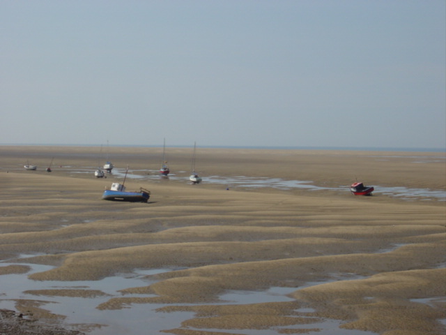 Fishing boats off Dove Point, Meols-by-Sue-Adair