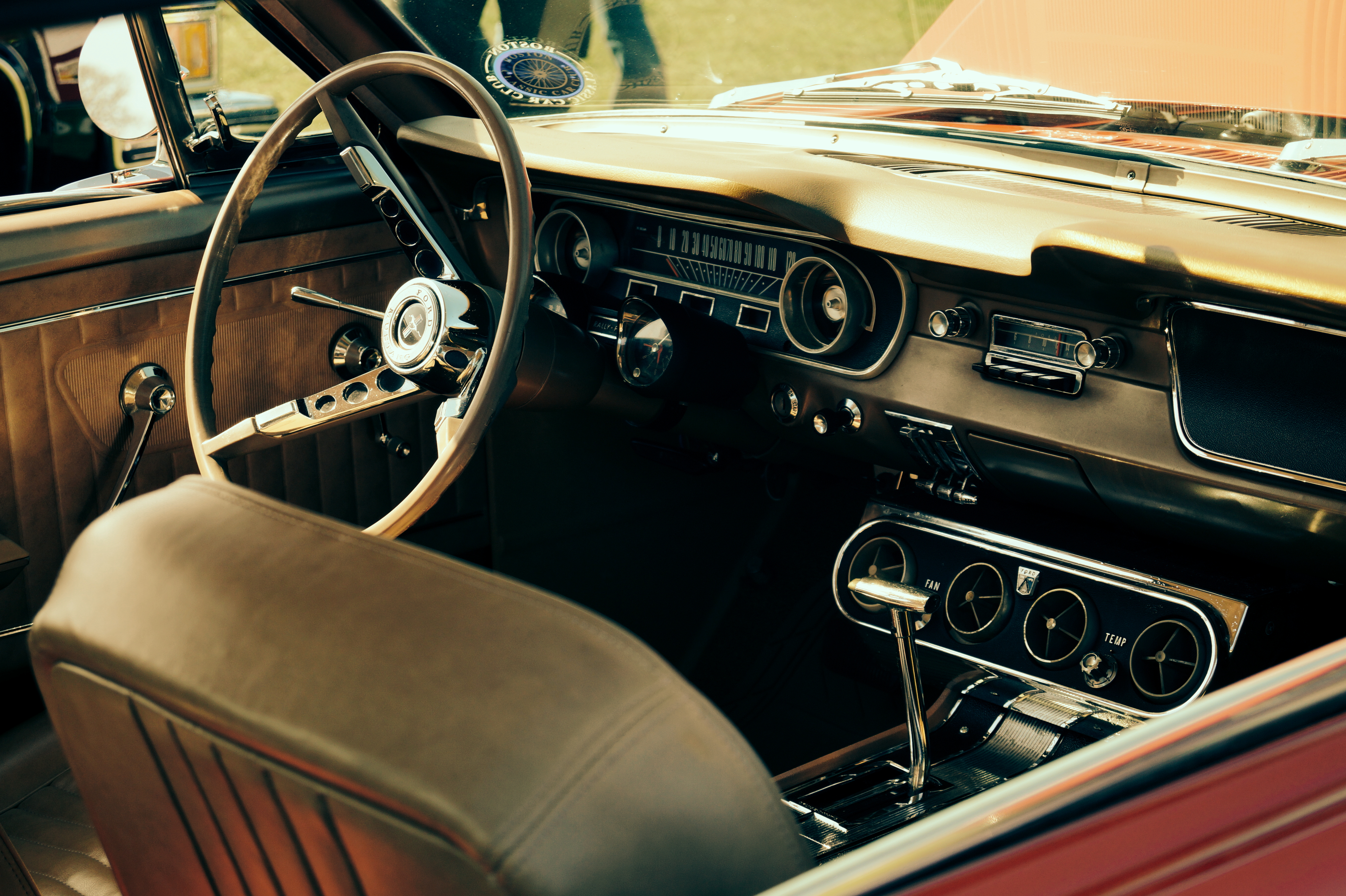 File Ford Mustang Interior Weston Park Transport Show 2015