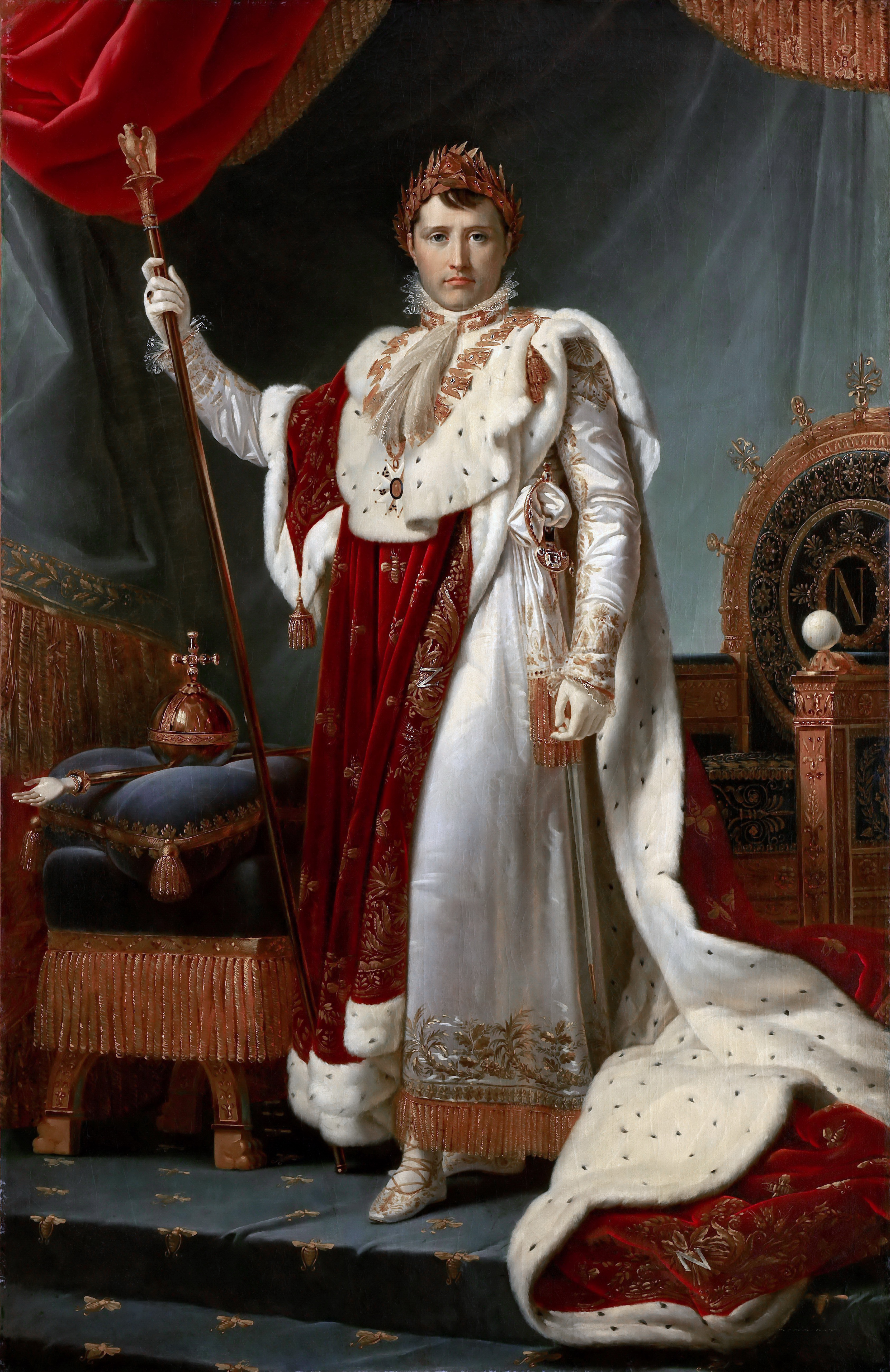 Portrait of Napoleon Bonaparte, 1792 (Illustration) - World