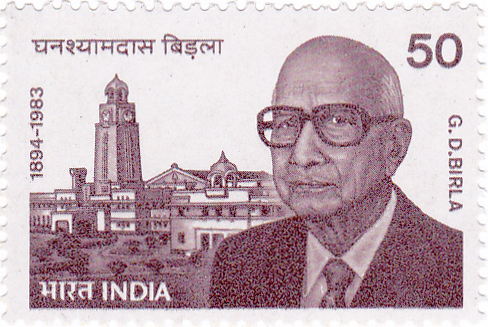 File:Ghanshyam Das Birla 1984 stamp of India.jpg