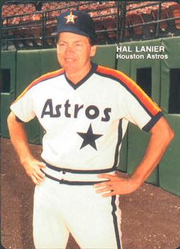 Hal Lanier Autographed 1986 Houston Astros Police #6