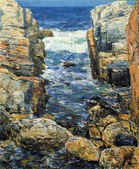 File:Hassam - the-south-gorge-appledore-isles-of-shoals.jpg