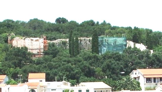 File:Kassiopi Castle renovations.JPG