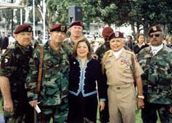 Congresswoman Sánchez participates in Long Beach's Veterans Day celebration.