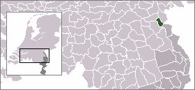 Poziția localității Mook en Middelaar