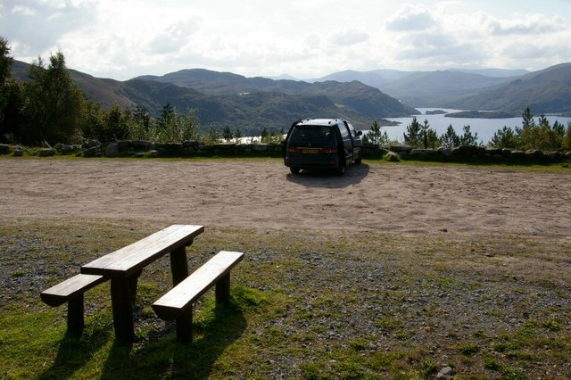 Picnic Spot overlooking Lough Caragh - geograph.org.uk - 1009136