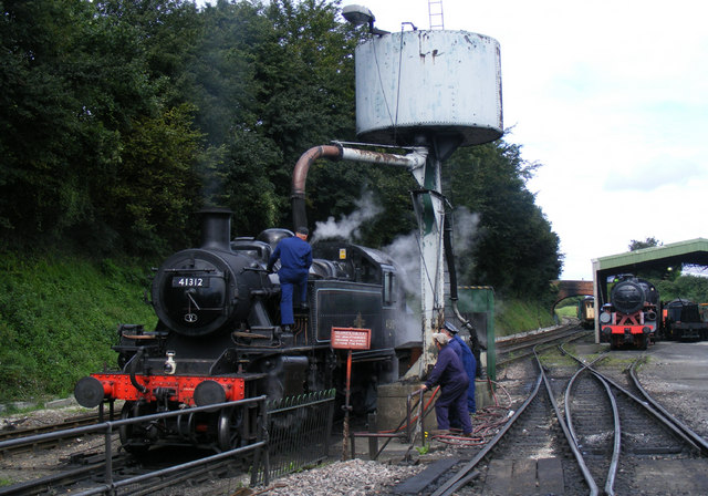 File:Ropley railway yard, looking towards Four Marks - geograph.org.uk - 548271.jpg