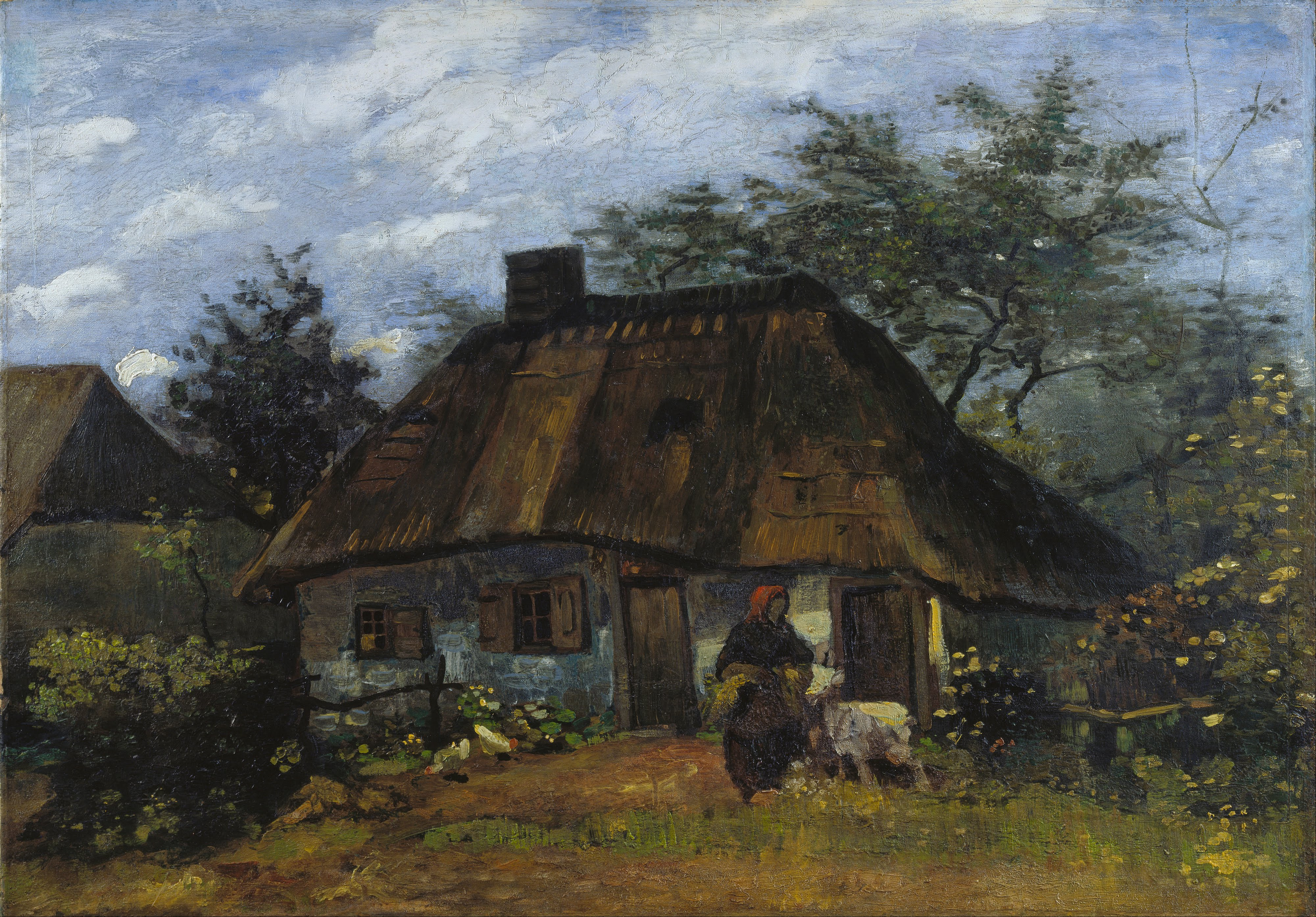File:Vincent van Gogh - Farmhouse in Nuenen - Google Art ...