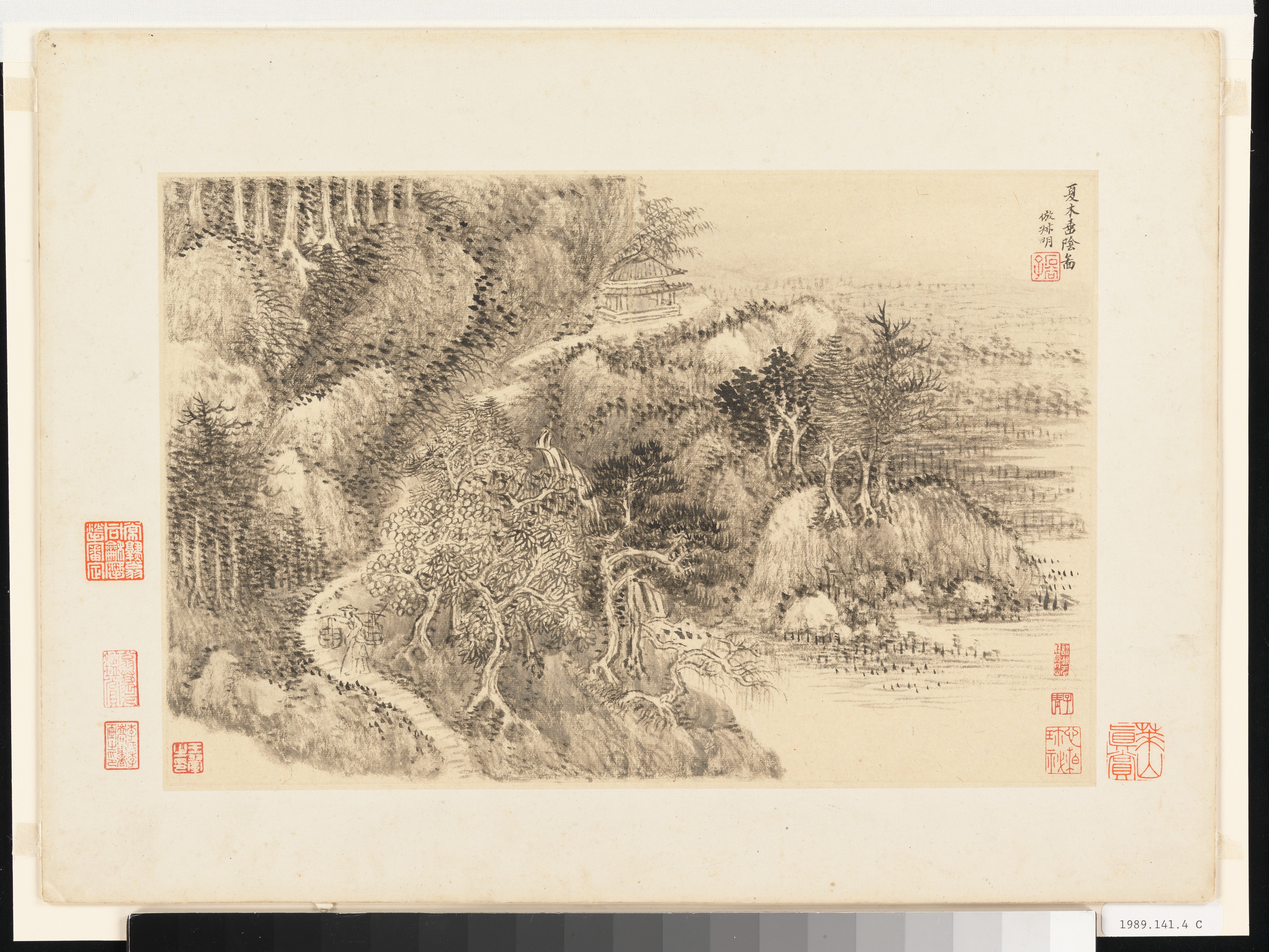 File:清 王翬 王時敏 仿古山水圖 冊 紙本-Landscapes after old masters MET DP154154.jpg -  Wikimedia Commons