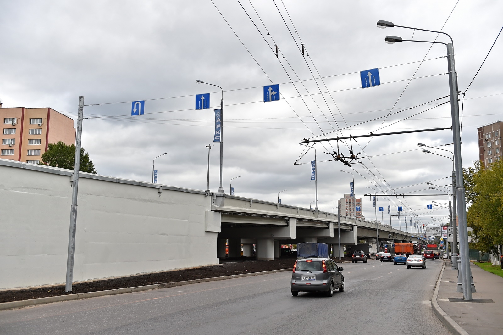 Открытие проспекта. Волгоградский проспект МКАД. Пересечение Волгоградский проспект и Волжского бульвара. Развязка на Волгоградском проспекте в Текстильщиках. Эстакада в Текстильщиках.