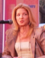 Bushnell speaking at the Jaipur Literature Festival in 2011