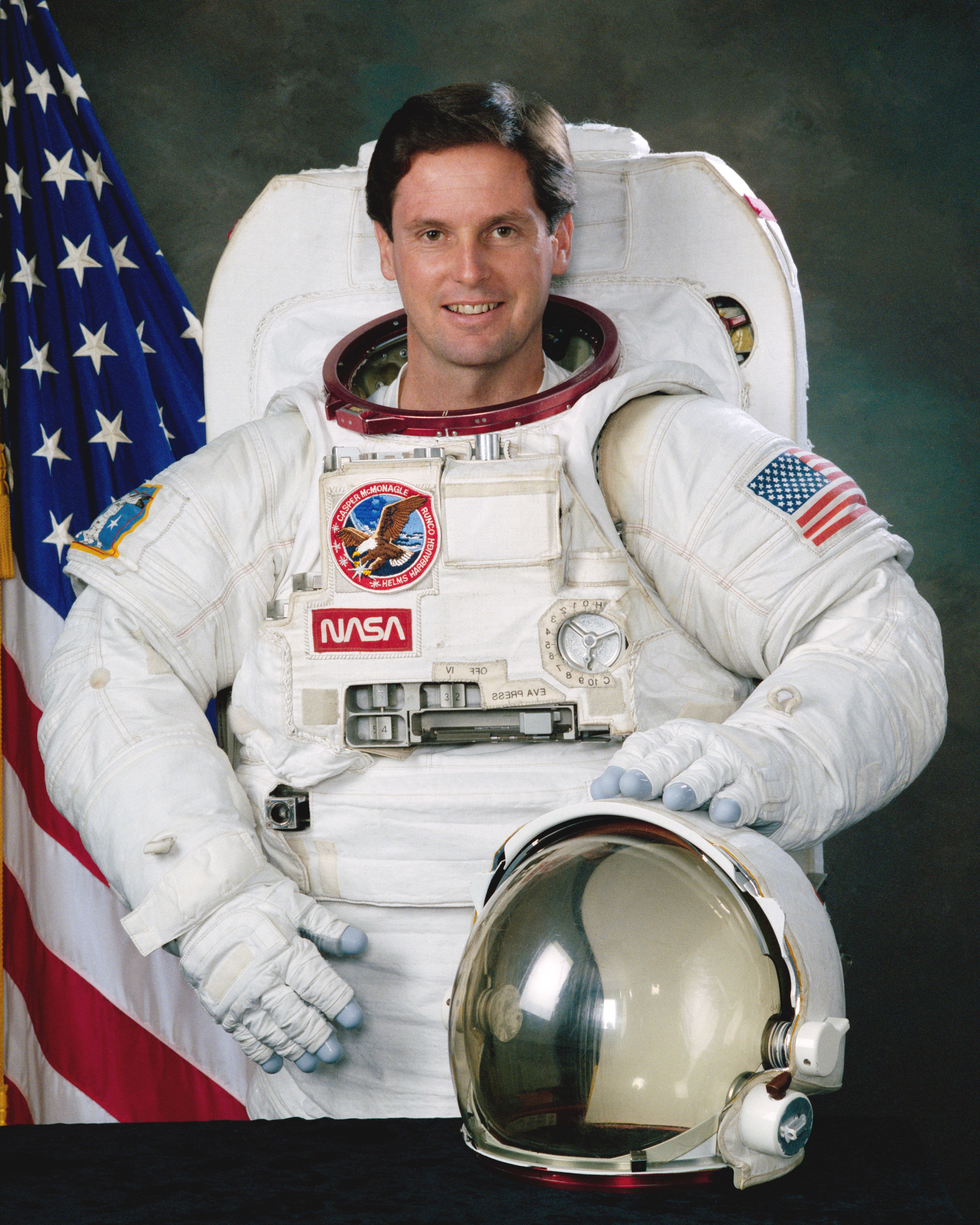 Astronaut Gregory Harbaugh, NASA photo Source: Wikipedia (www.jsc.nasa.gov unavailable from April 2019) Gregory_J._Harbaugh_portrait.jpg