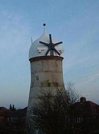 Holgate Windmill new cap fitted in November 2009.jpg